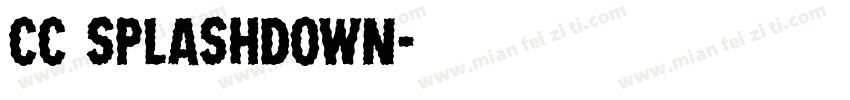 cc splashdown字体转换